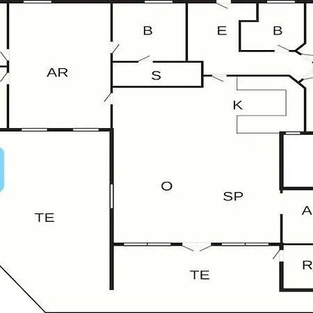 Casa vacanze 10 Person In Harbo Re *